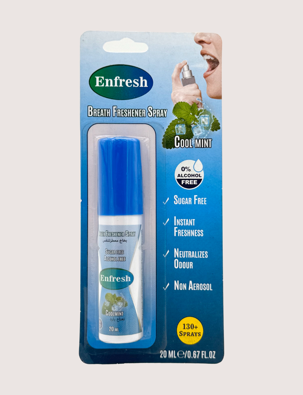 Enfresh Breath Freshener Spray 20ml - Spearmint - MNM international